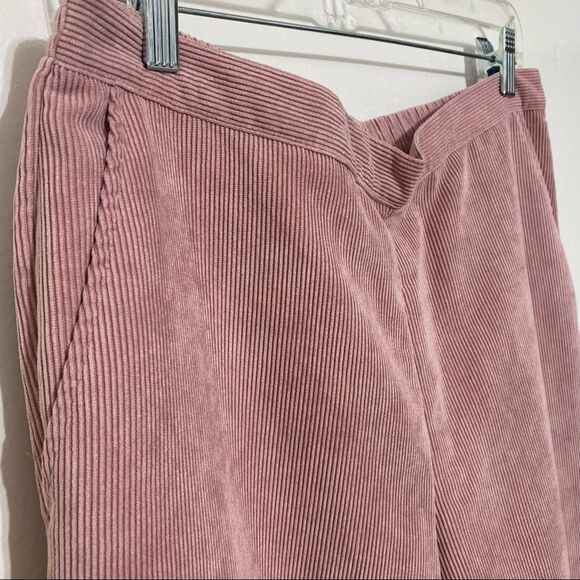 Alfred Dunner Dusty Pink Relaxed Fit Corduroy Pants, 14 - Picture 3 of 8